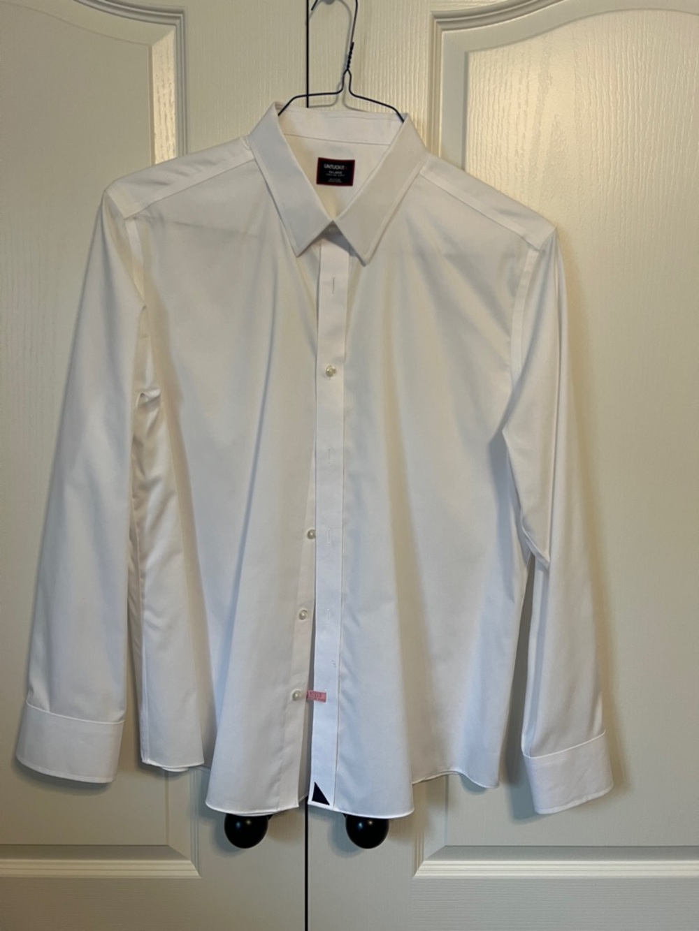 UNTUCKit White Men's Dress Shirt - Point Collar
